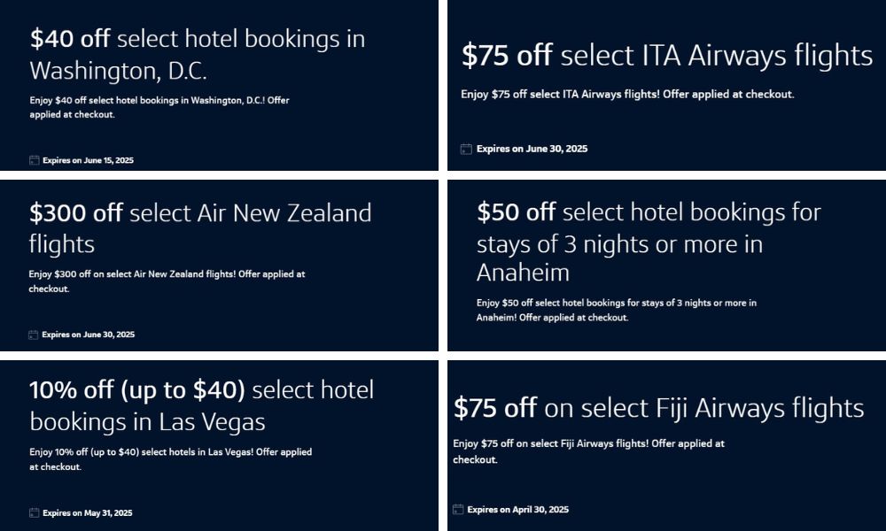 Penawaran Perjalanan Capital One: Hemat Penerbangan dengan Air New Zealand, Ita & Lainnya, Hemat Hotel di DC, Philadelphia & Lainnya