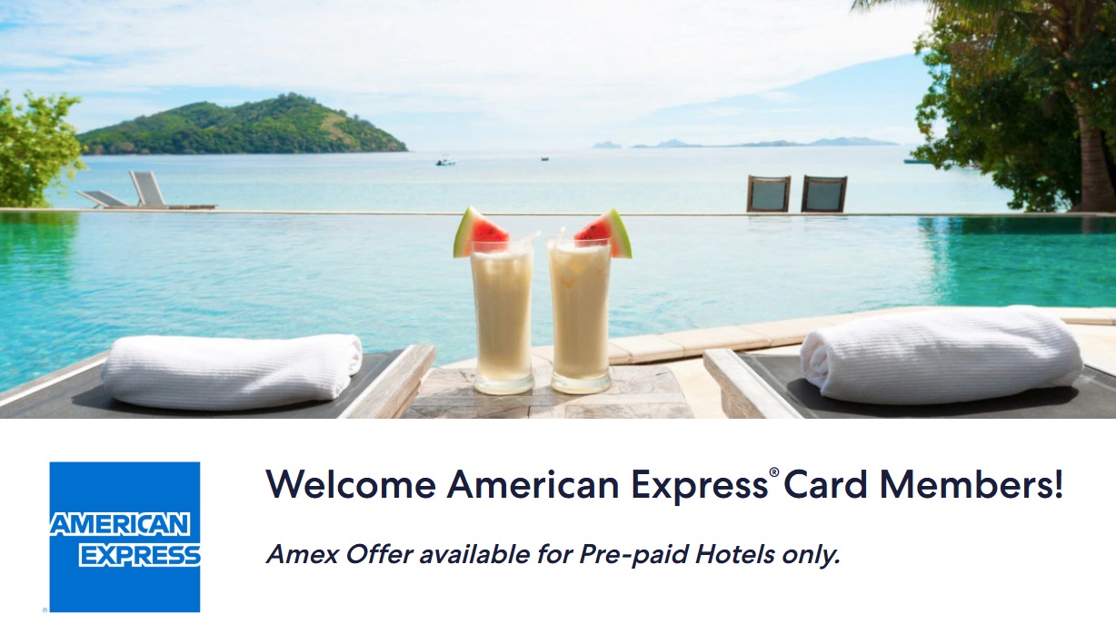 Hotels.com AMEX Penawaran: Dapatkan 8% kembali ke $ 1.250 dari hotel prabayar